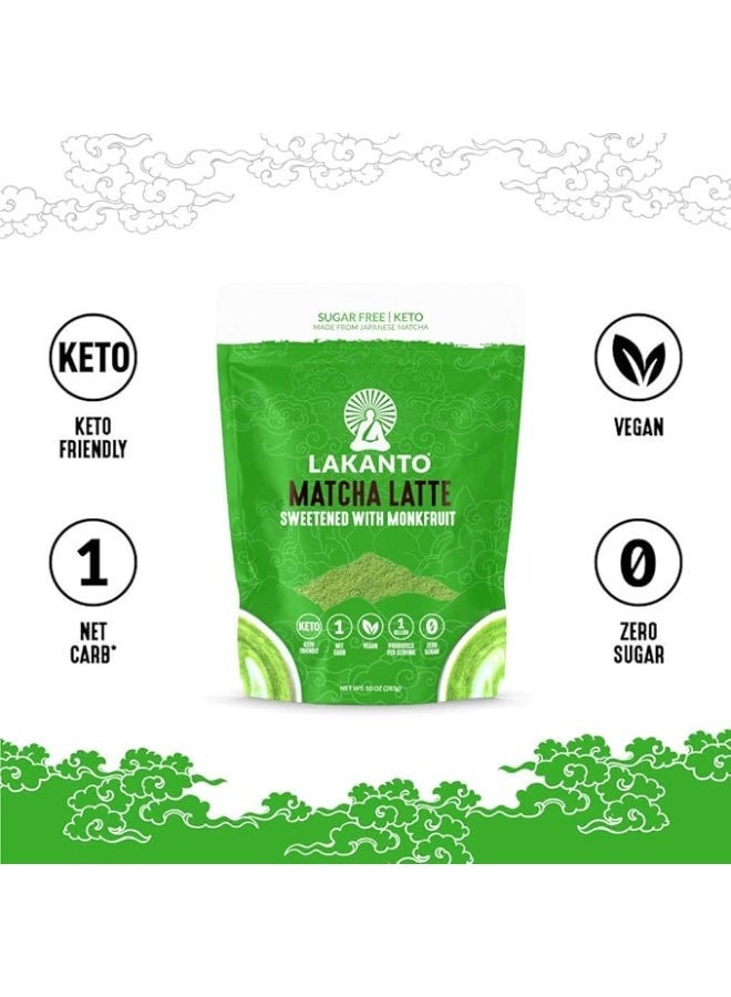 LAKANTO Lacanto, Matcha Latte, Powdered Syrup Mix, 10 oz (283 g) - Image 2
